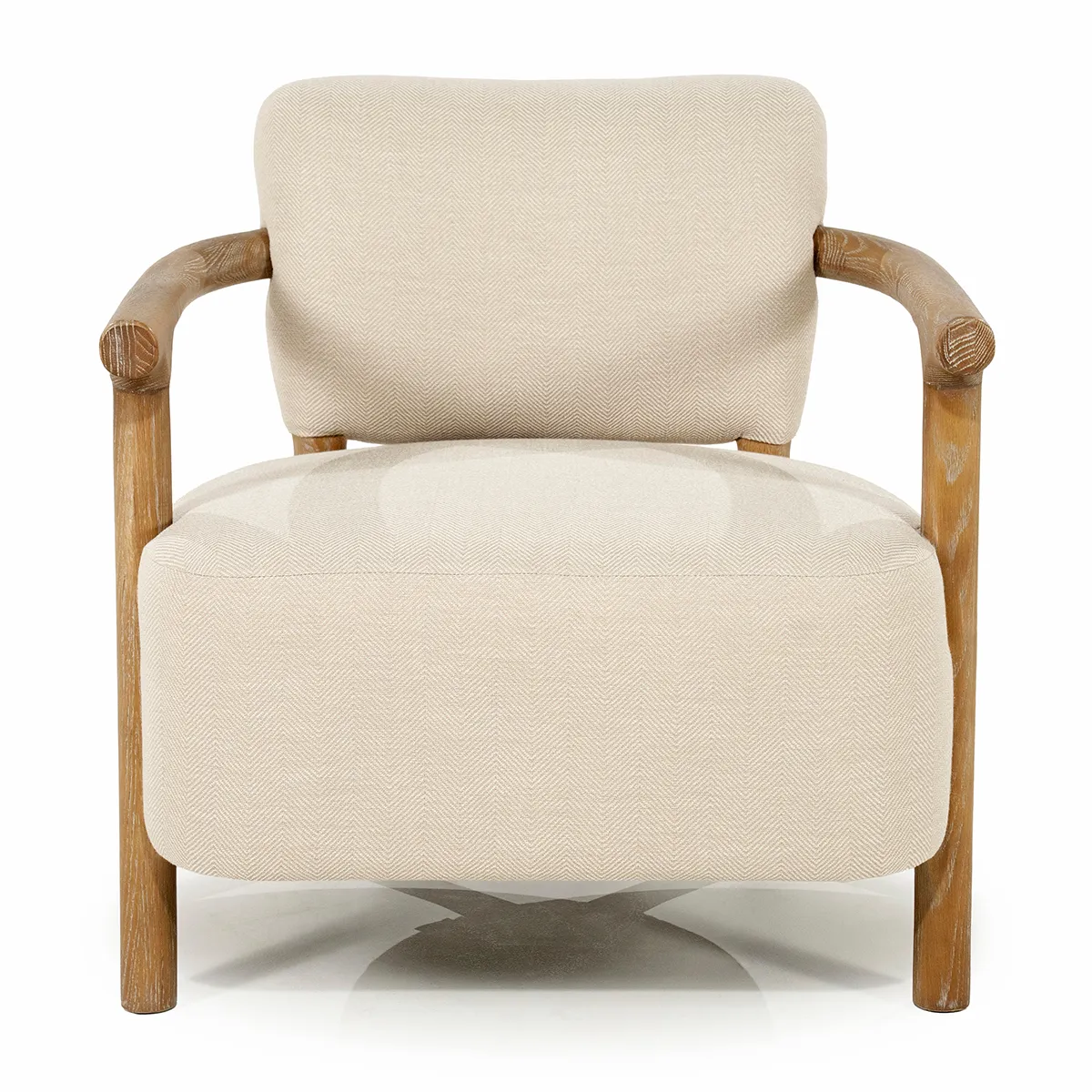 Lenestol i Askétre Glenn Herringbone Beige