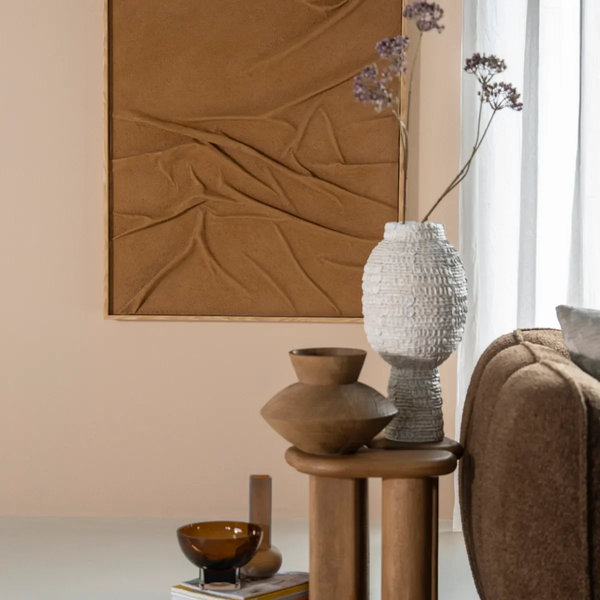 Veck 90x120 cm 90x4,9x120 cm brun