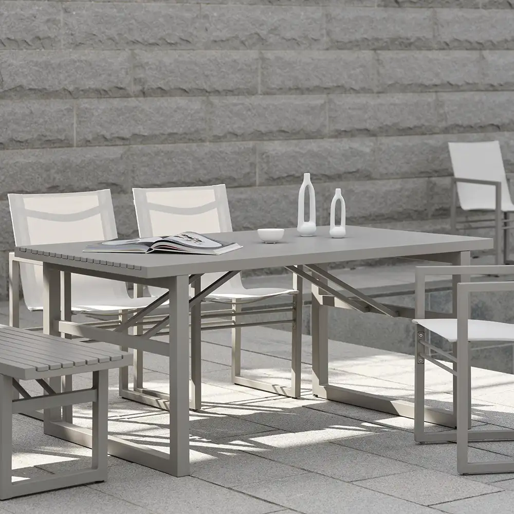 Vevi spisebord 90 x 160 cm kaki Brafab