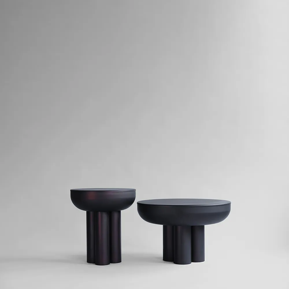 Crown Coffee Table Low - Brent Black