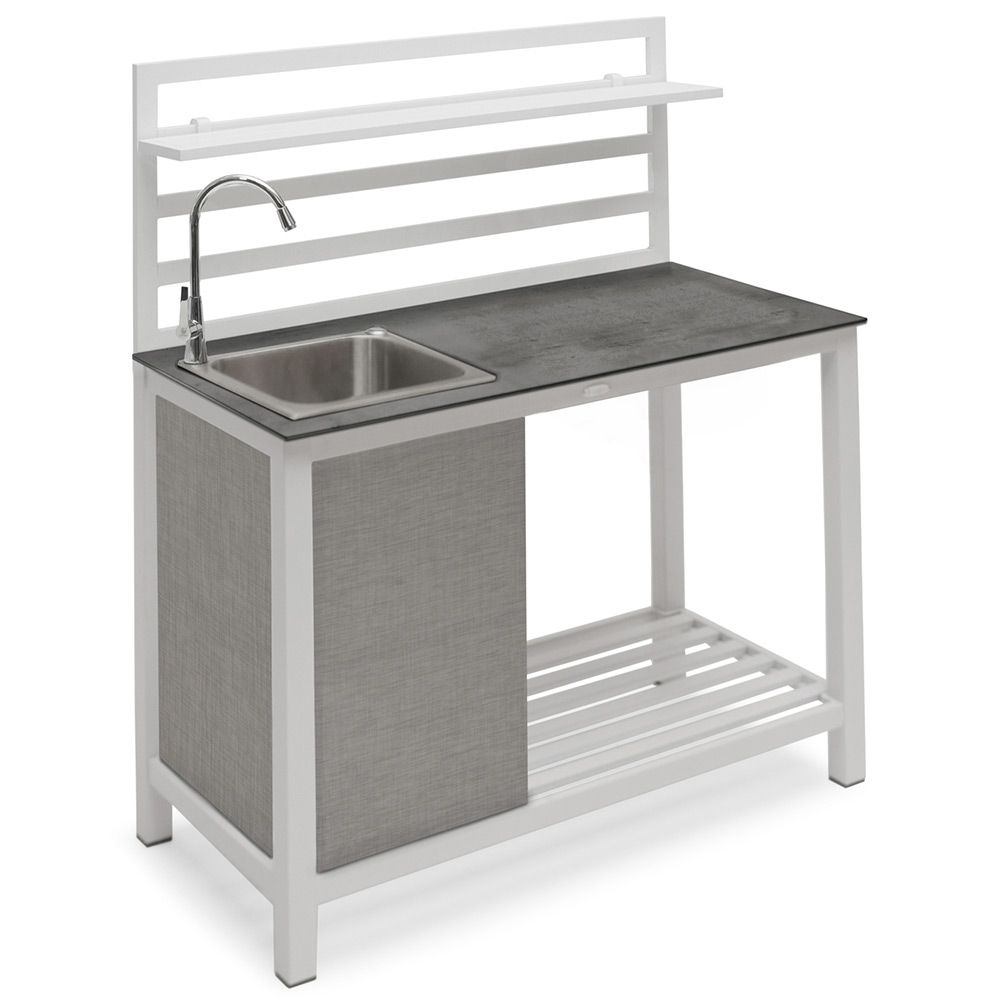 Hillerstorp, Åminne Utekjøkken Med Vask Hvit