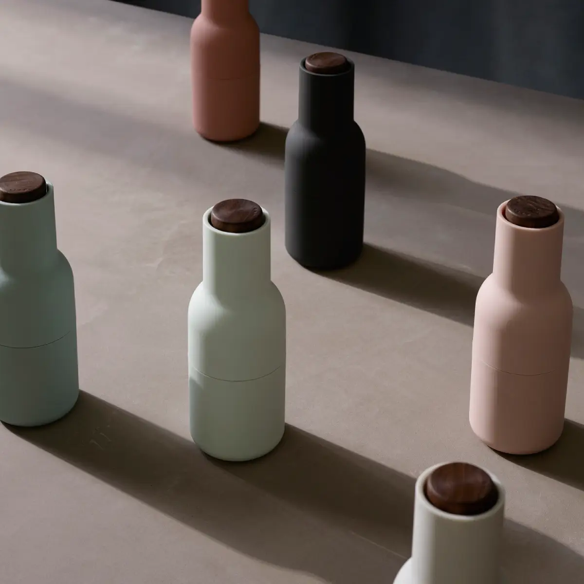 Bottle Grinder 2-pakk Stor - Nudes / Valnøtt