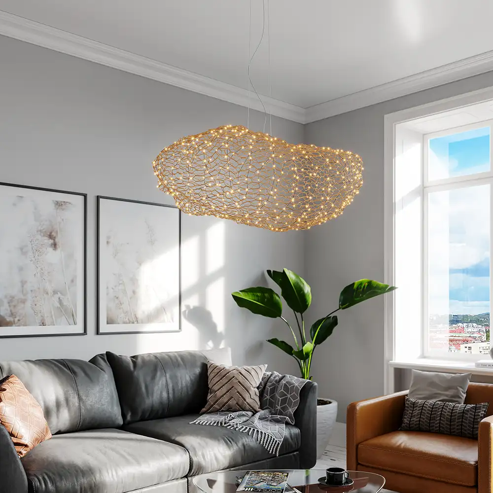 Hayden Taklampe L115 cm Gull