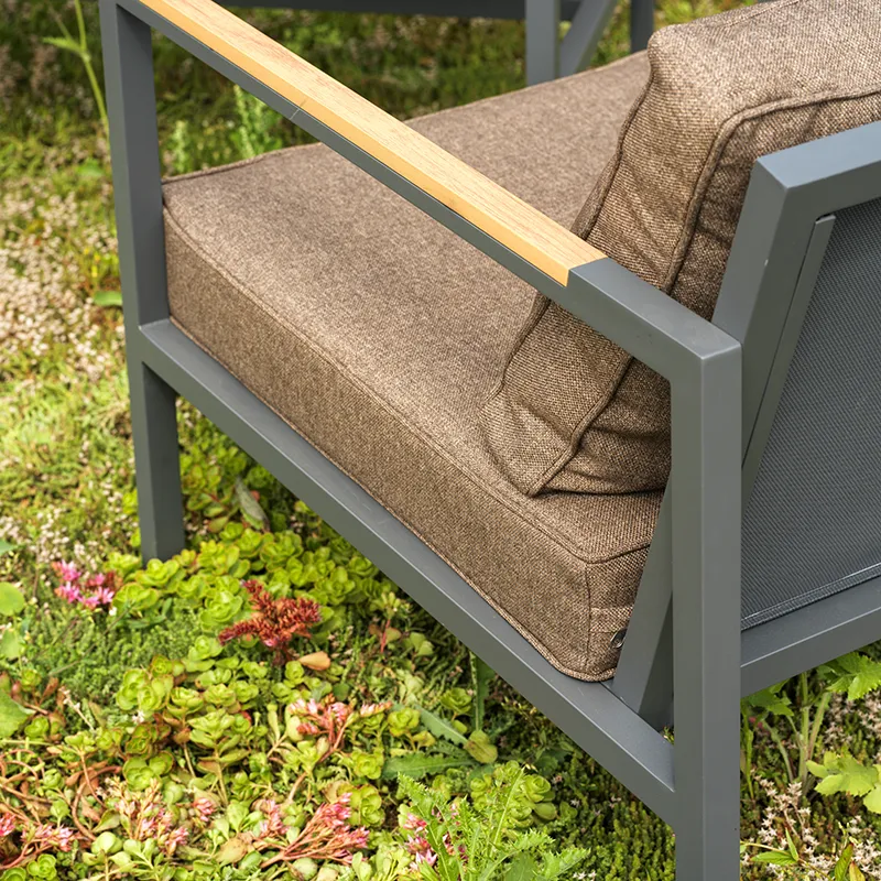 Cap hjørnesofa Liten Anthracite / Brown 