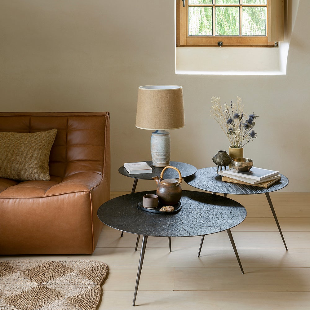 Luna Salongbord Ø80 cm Svart