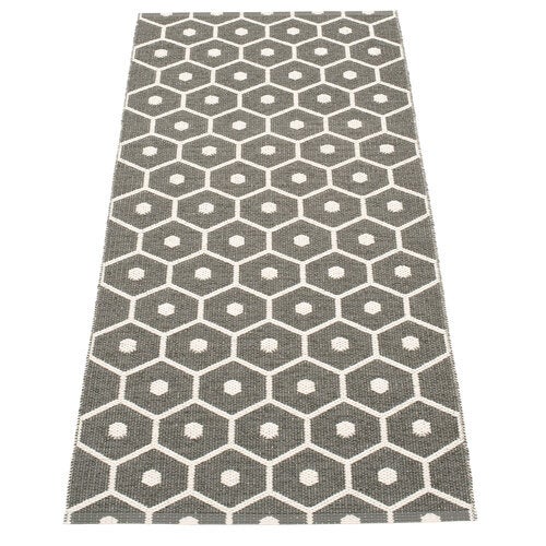 Honey matte 70x160 cm charcoal / vanilla 