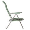Spaghetti solstol i sage green aluminium