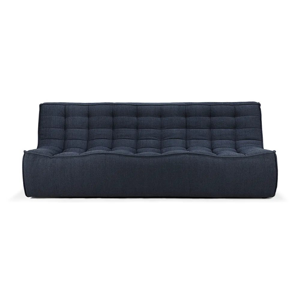 Ethnicraft, N701 3-seters sofa Graphite