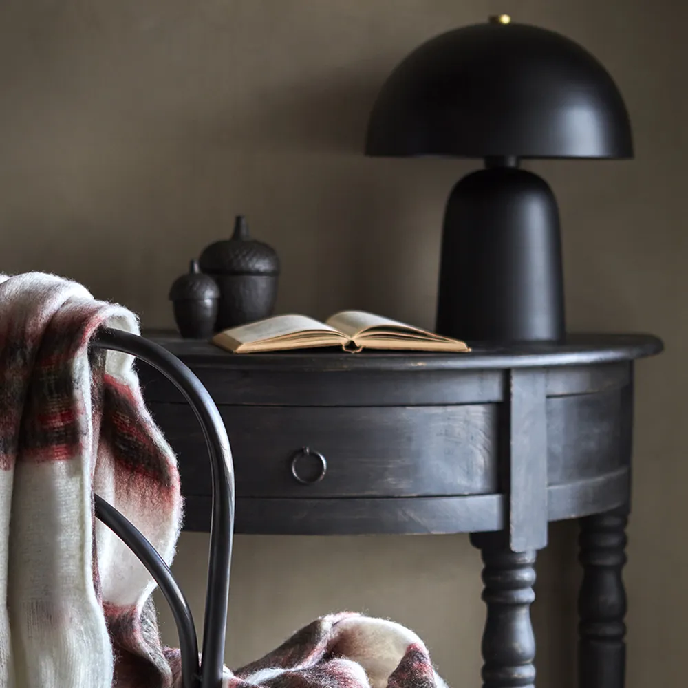 Fungi bordlampe svart