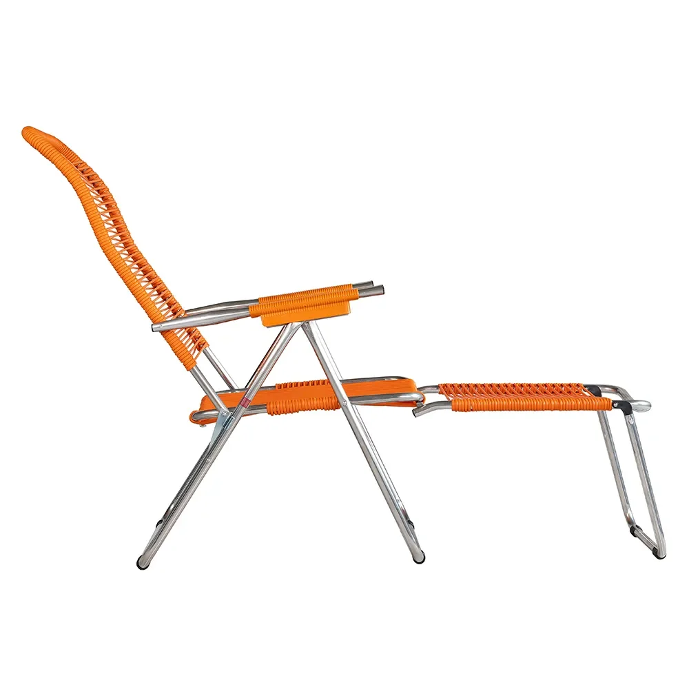 Spaghetti solstol orange aluminium