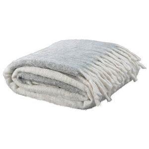 Splendid Block pledd hvit Artwood