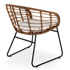 Covelo spisestol natur/hvit Brafab