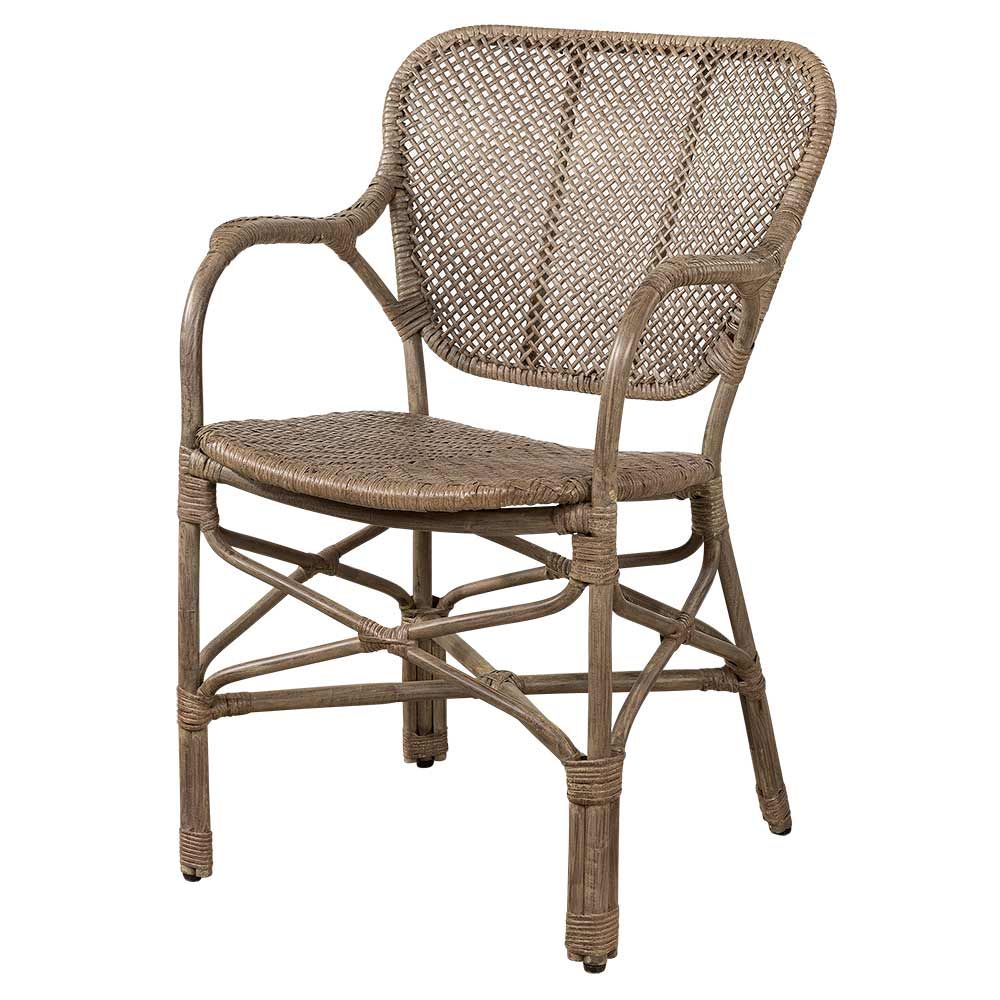 Karmstol bistro antikkgrå Artwood