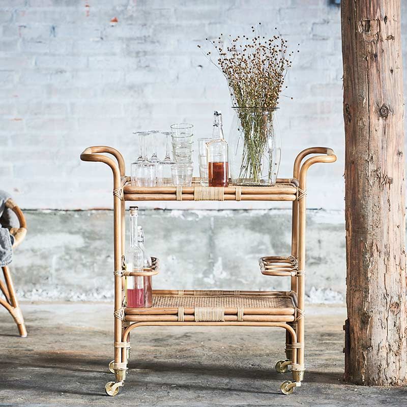 Serveringsvogn Carlo i antikk rotting