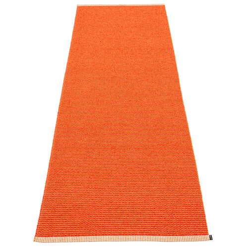 Mono matte 70x200 cm pale orange / coral red 