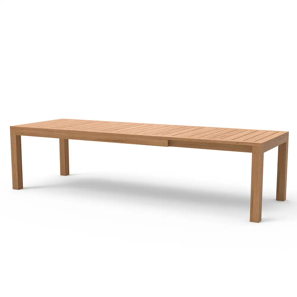 Laknäs spisebord 90 x 210-295 cm Teak