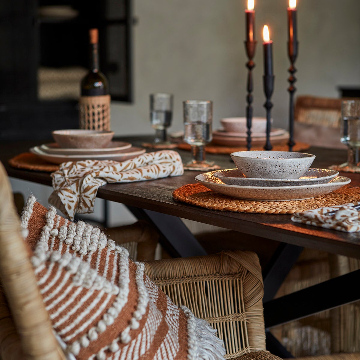  MINNA putetrekk rust/beige