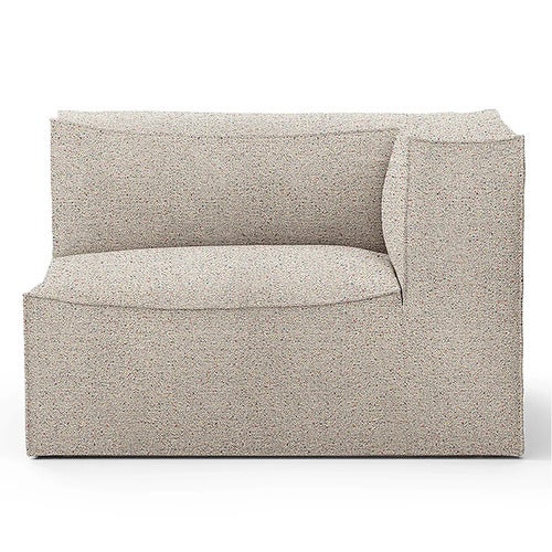 Catena Sofa Armrest Right L401 - Confetti Bouclé - Light Grey