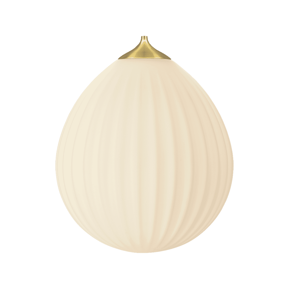 Around World lampeskjerm Ø35 cm White/Brushed Bras