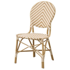 Isabell outdoor spisestol ivory/honey