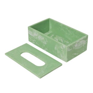 Mist Tissue Box - Seafoam