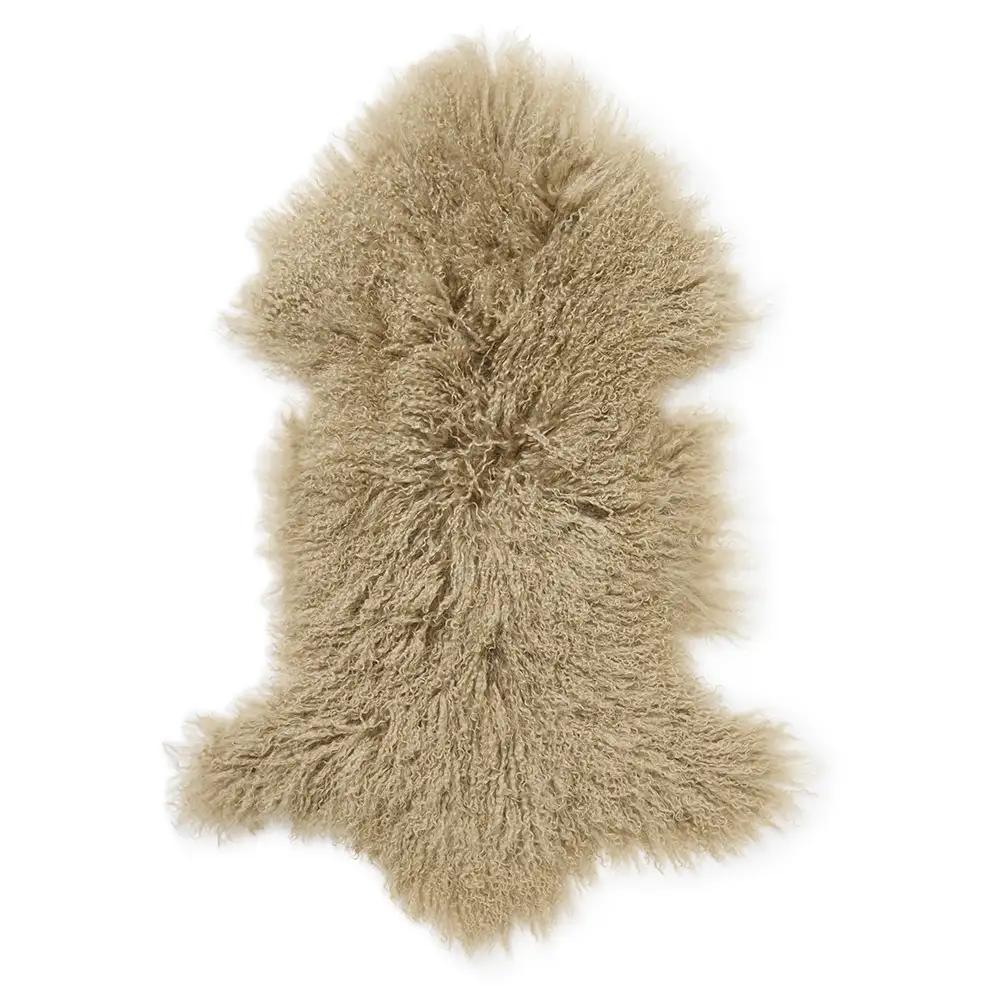 Skinnwille, Shansi Fåreskind 55x95 cm Light Beige