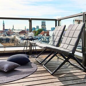 Traveller sammenleggbar stol grå Airtouch