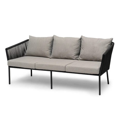 Lersund Sofa Svart/Grå
