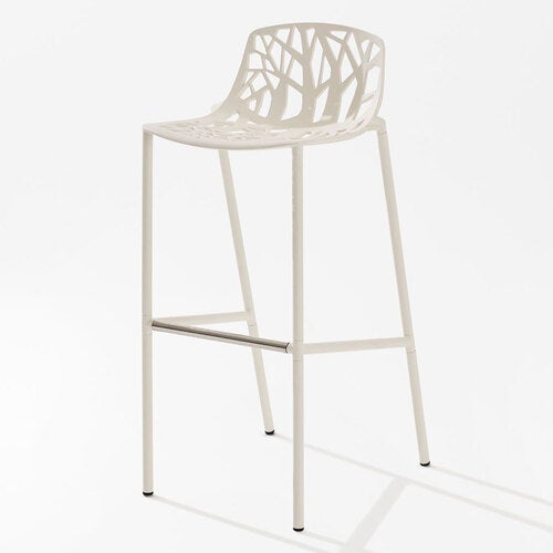 Forest barkrakk 78 cm med lav rygg White