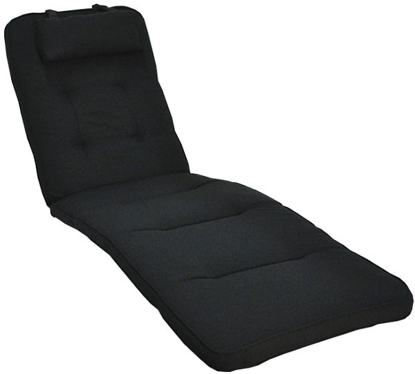 Pute til solseng Woodline Black