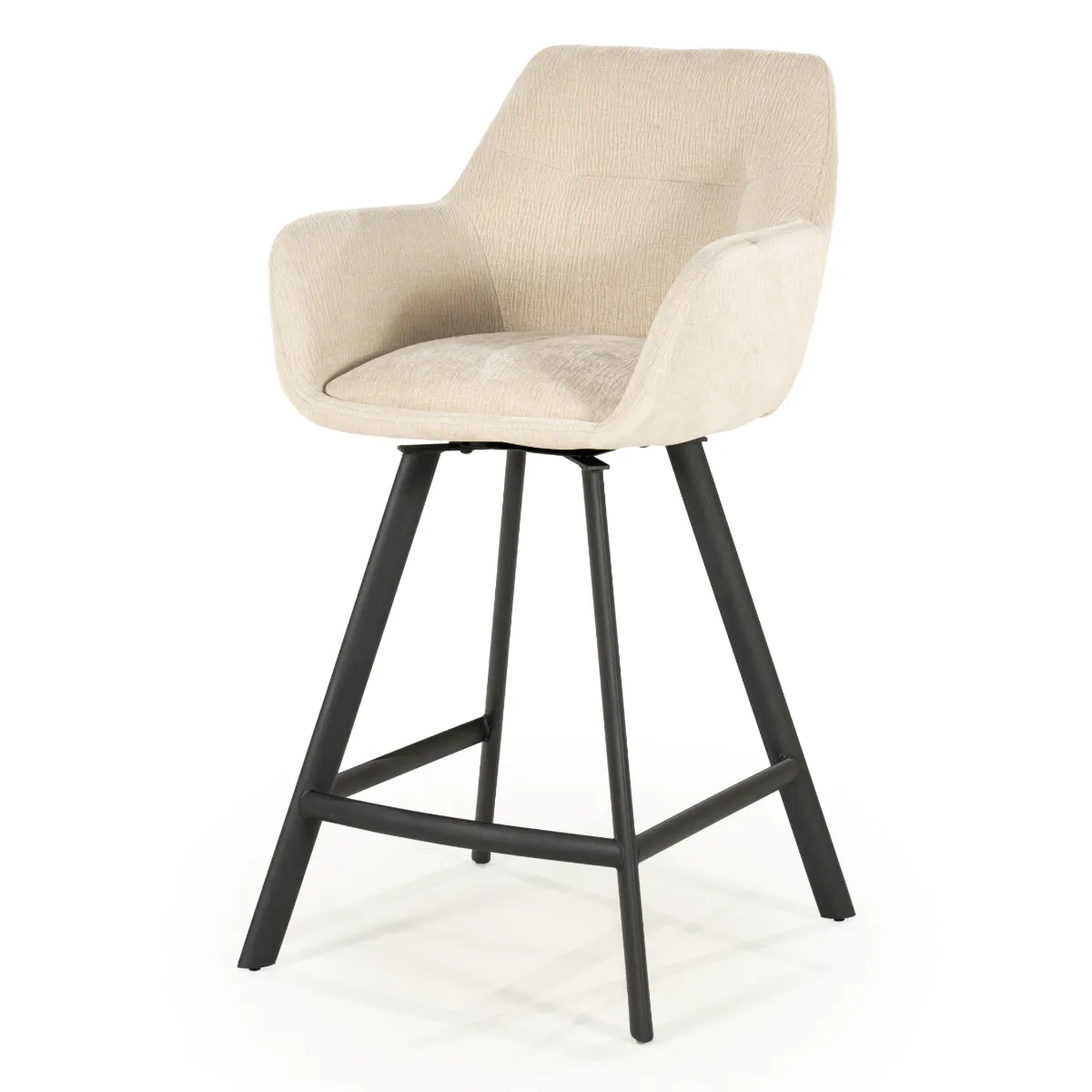 Bliss barstol med armlener - beige