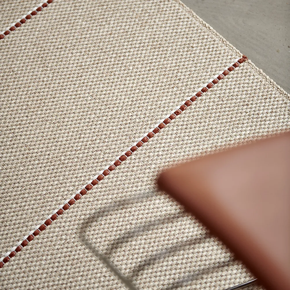 Lea teppe Beige/Rust/Vanilla 70 x 150 cm