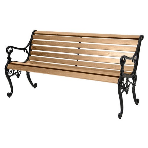 Sandvik hagesofa Svart/brun furu