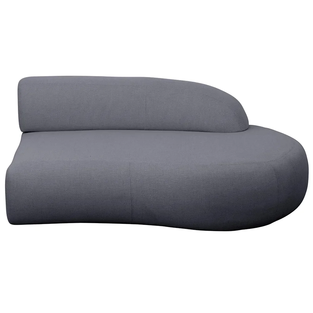 Mellow sofamodul venstre m/kort rygg Grey