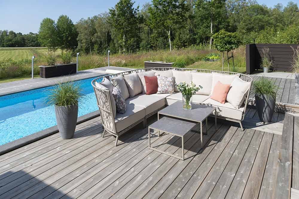 Jet Set Hjørnesofa Beige