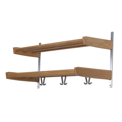 Meja Hattehylle 90 cm 2 hyller Lakkert eik