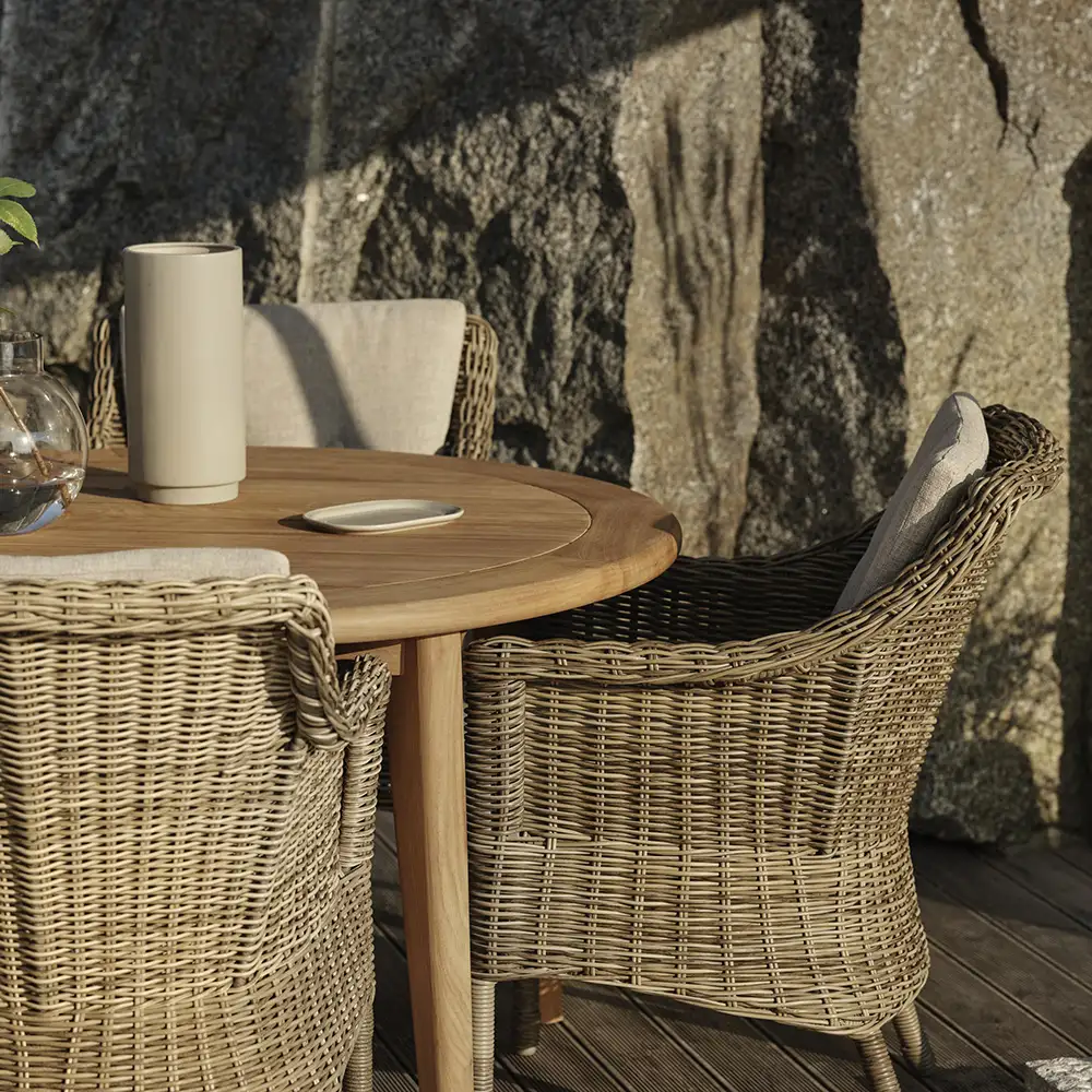 Lenora karmstol kunstrotting Inkl. sittepute Brafab