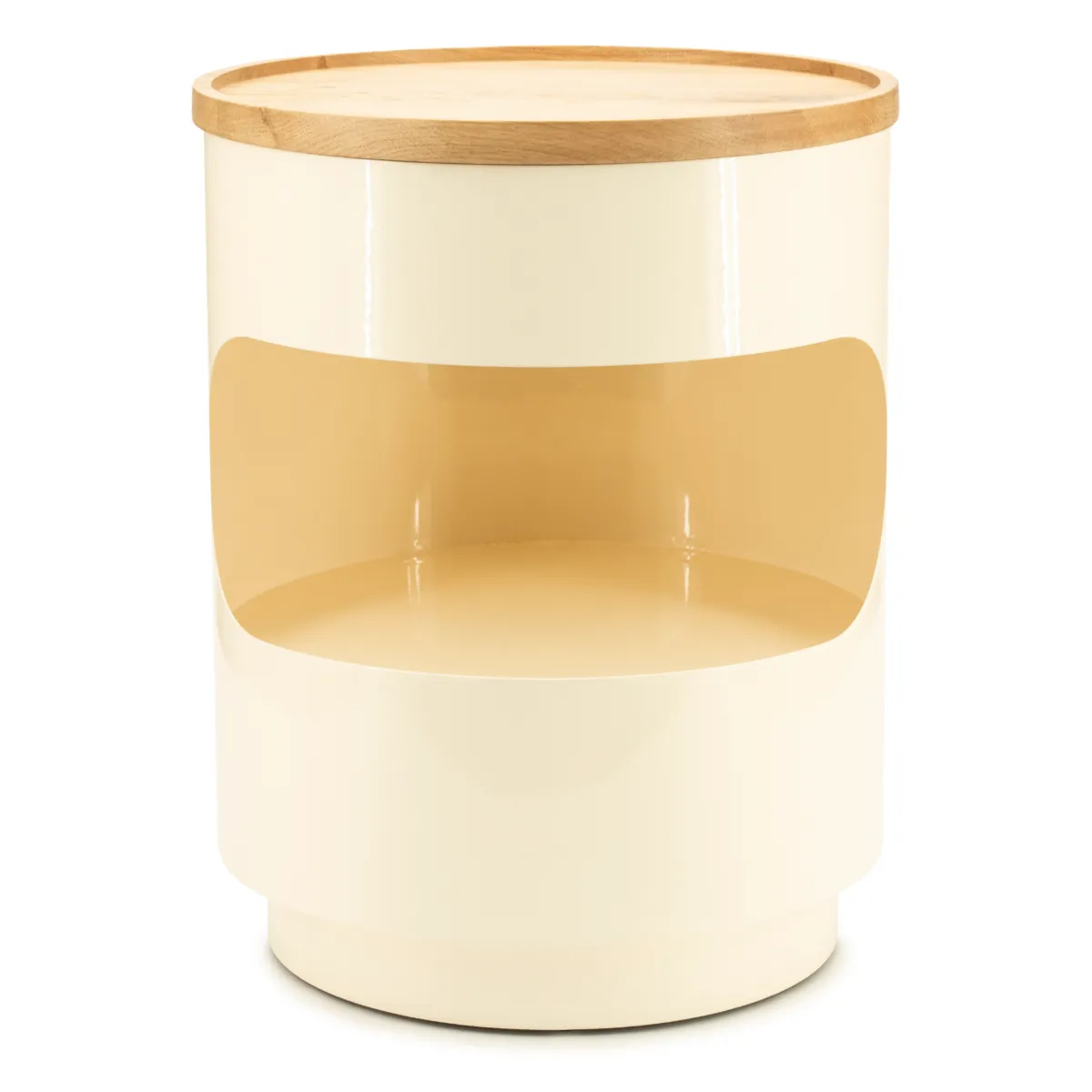 Tondo sidobord 37 cm beige