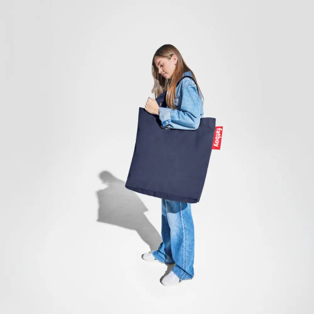 carry-all-bag canvas recycled crown blue