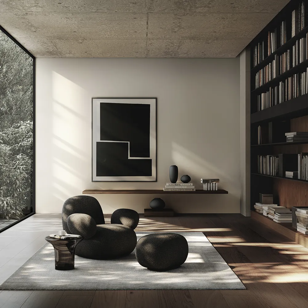 Toe Fotskammel - Dyp Taupe