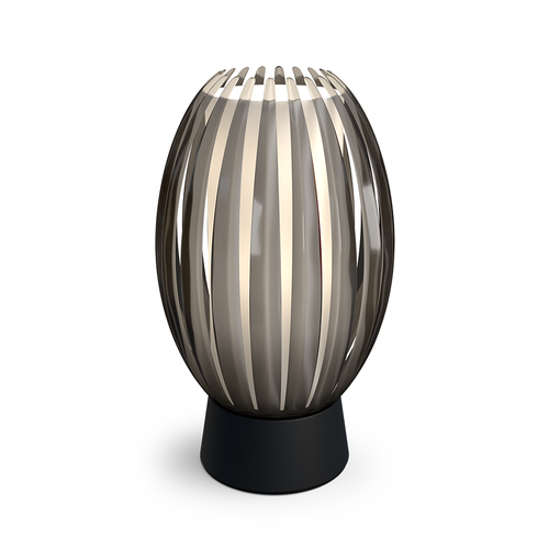 Tentacle Bordlampe S Svart/Røyk G9