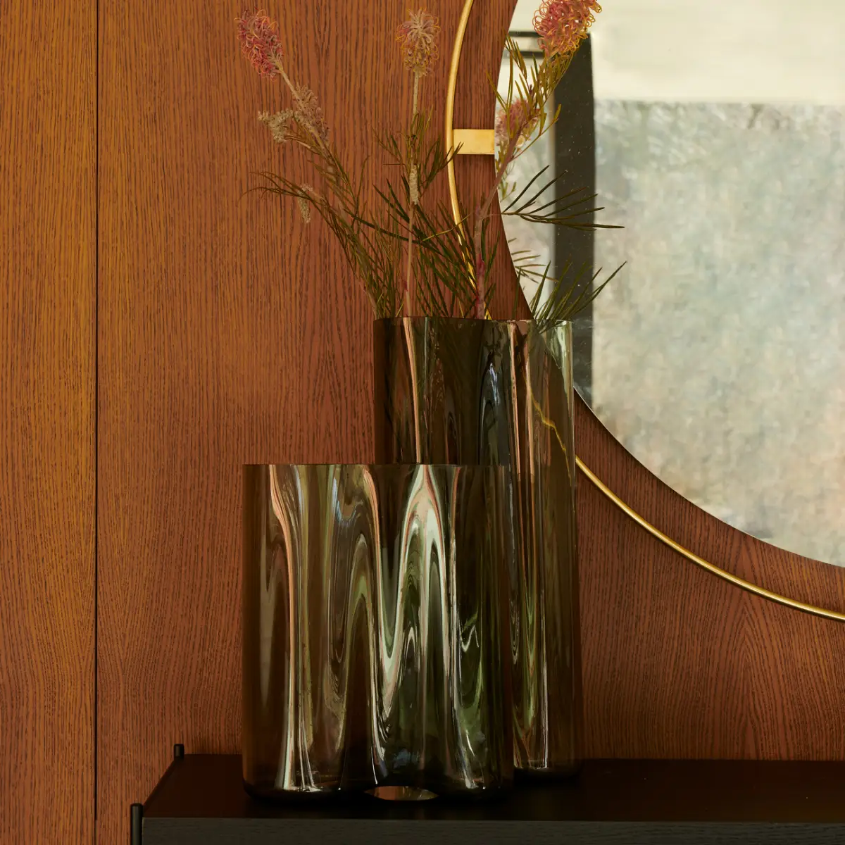 Aer Vase - H33 cm - Røyk