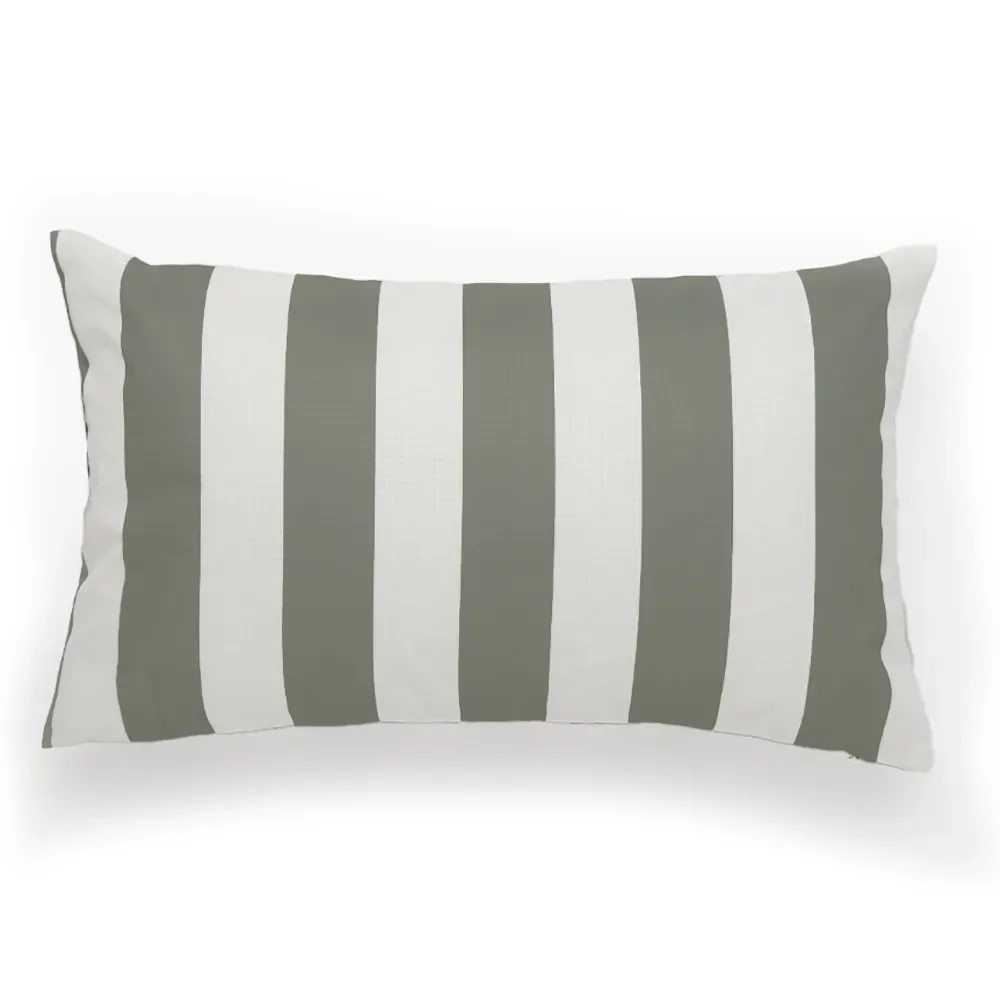 Pyntepute 50x30 cm Grønn/hvit