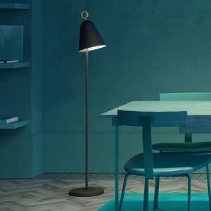 Bella gulvlampe antikk hvit E14