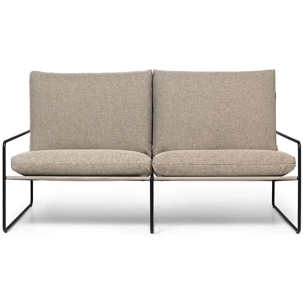 Desert 2-seters sofa Black/Dark Sand