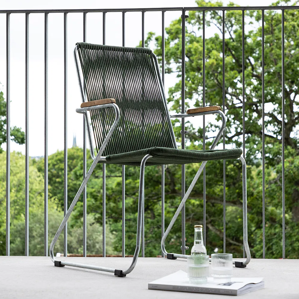 Bois spisestol grønn 2-pakning