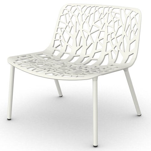 Forest loungelenestol White 