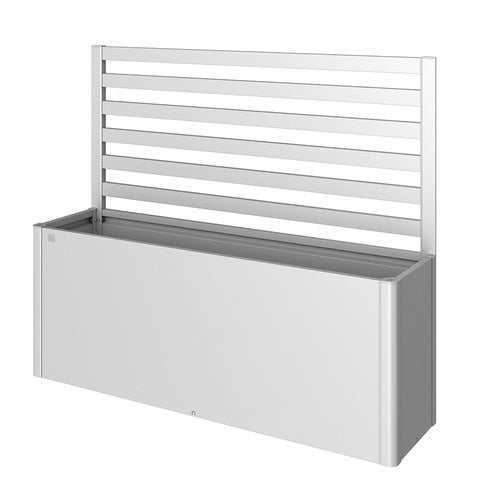 Plantestøtte 4m metallisk sølv