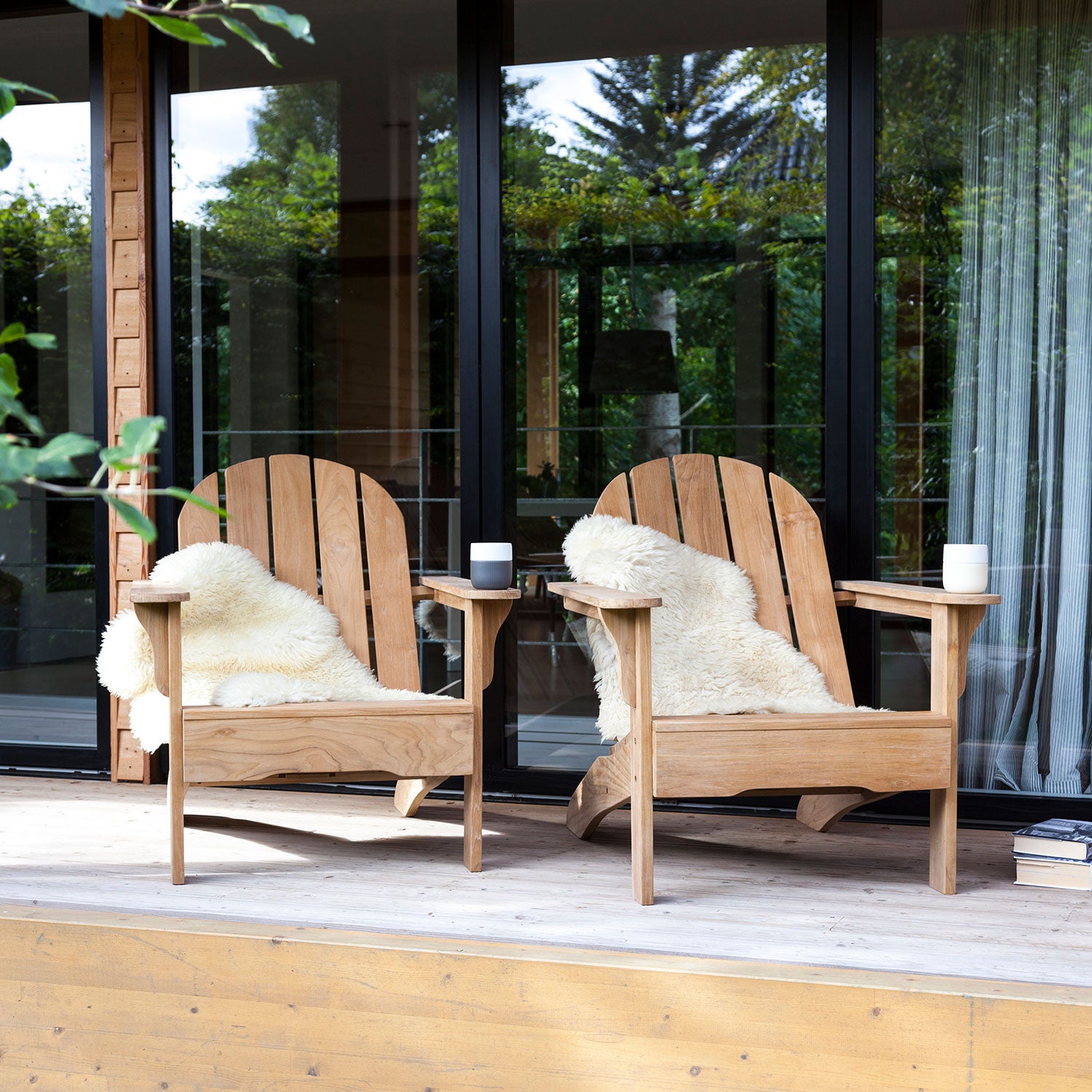 Adirondack Liggestol teak 