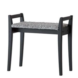 Meja Krakk Svartbeiset eik/safeskinn look Lysegrå